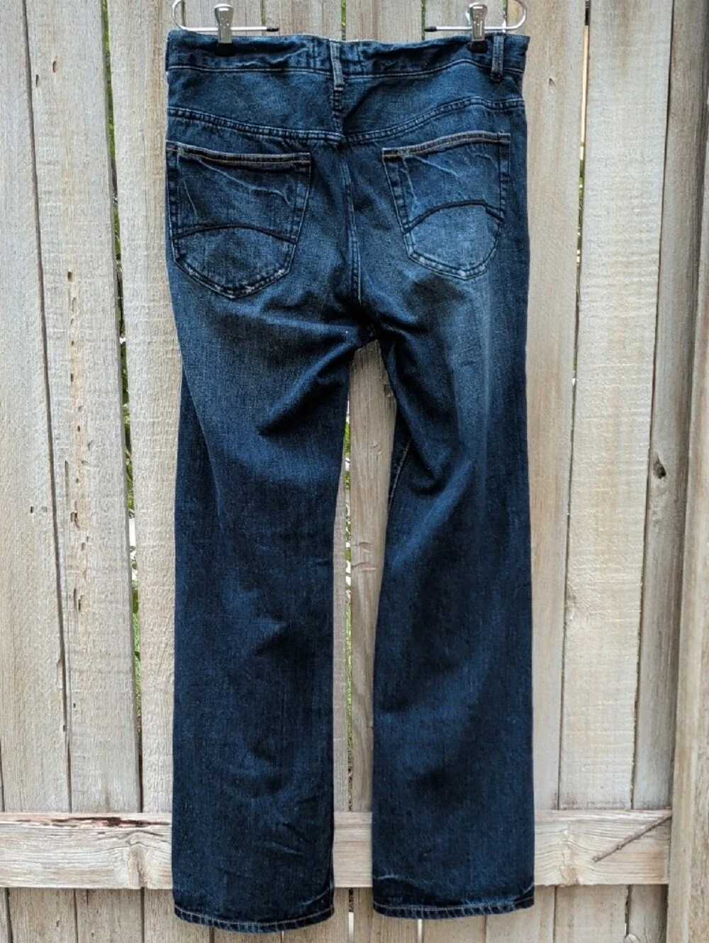 OP Men's Blue Straight-Leg Jeans 34x32